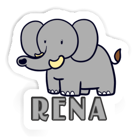 Autocollant Rena Éléphant Image