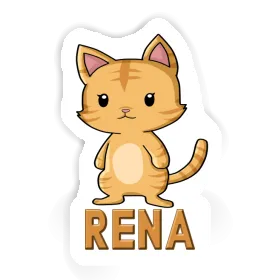 Chaton Autocollant Rena Image