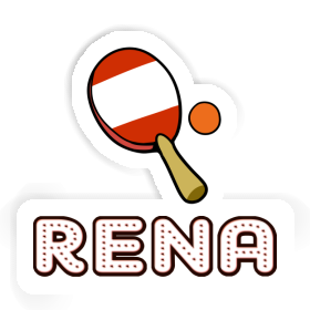 Sticker Rena Table Tennis Racket Image