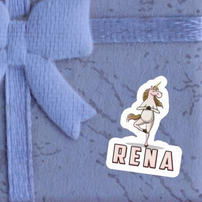 Sticker Yoga-Einhorn Rena Gift package Image