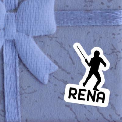 Fencer Sticker Rena Notebook Image