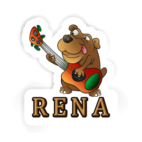 Rena Aufkleber Gitarrist Image
