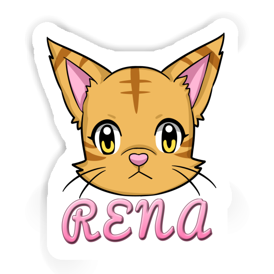 Rena Autocollant Tête de chat Notebook Image