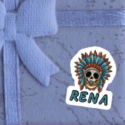 Rena Aufkleber Baby Totenkopf Image