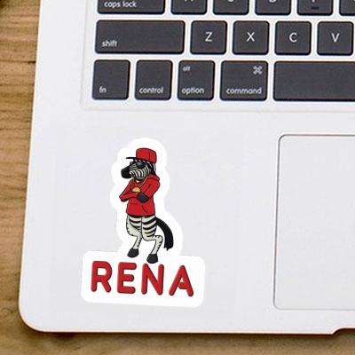 Autocollant Zèbre Rena Laptop Autocollant Zèbre Rena Laptop Image