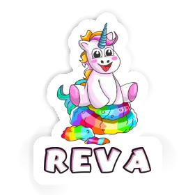 Bébé licorne Autocollant Reva Image