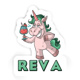 Autocollant Reva Licorne festive Image