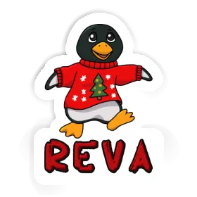 Sticker Reva Christmas Penguin Image