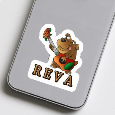 Autocollant Chien guitariste Reva Gift package Image