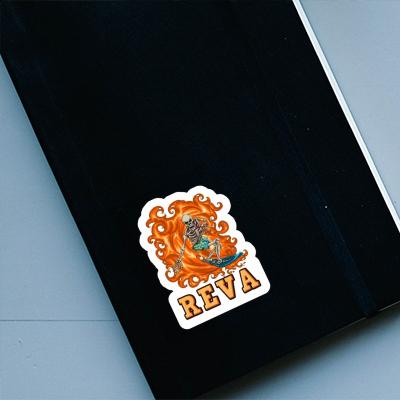 Surfer Sticker Reva Notebook Image
