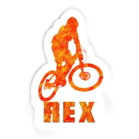 Rex Aufkleber Downhiller Image