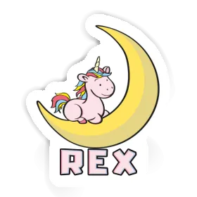 Rex Aufkleber Einhorn Image