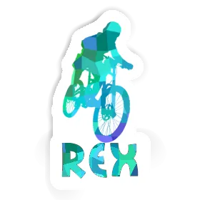 Aufkleber Freeride Biker Rex Image