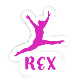 Sticker Rex Gymnast Image