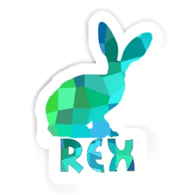 Autocollant Rex Lapin Image