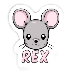 Rex Sticker Mauskopf Image