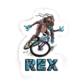 Sticker Rex Mountainbiker Image