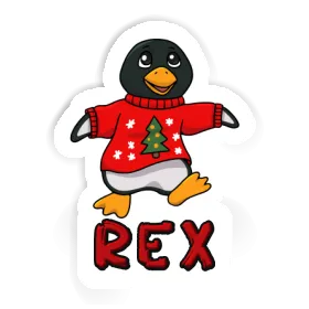 Weihnachtspinguin Aufkleber Rex Image