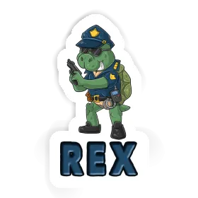 Sticker Polizist Rex Image