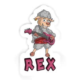 Rockergirl Autocollant Rex Image