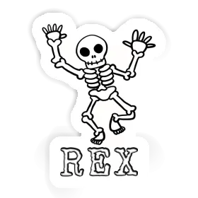 Sticker Totenkopf Rex Image