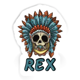 Aufkleber Baby Totenkopf Rex Image
