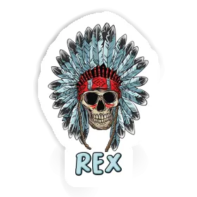 Indianer Sticker Rex Image