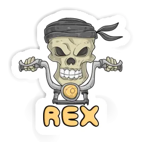 Rex Sticker Motorradfahrer Image