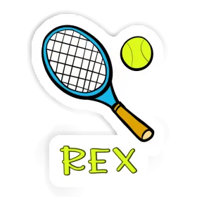 Autocollant Raquette de tennis Rex Image