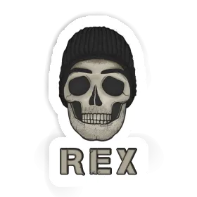 Sticker Rex Totenkopf Image