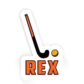 Autocollant Rex Crosse d'unihockey Image