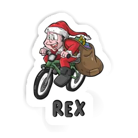 Rex Aufkleber Fahrradfahrer Image