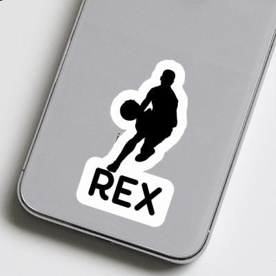 Rex Autocollant Joueur de basket-ball Notebook Rex Autocollant Joueur de basket-ball Gift package Image