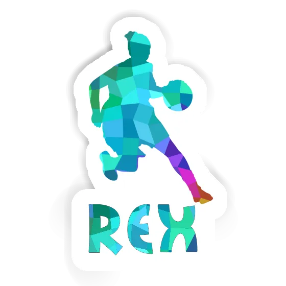Autocollant Joueuse de basket-ball Rex Image