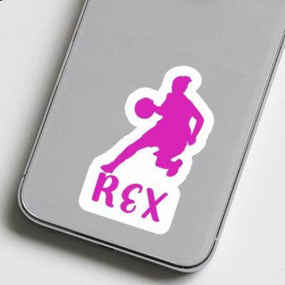 Rex Autocollant Joueuse de basket-ball Notebook Rex Autocollant Joueuse de basket-ball Notebook Image