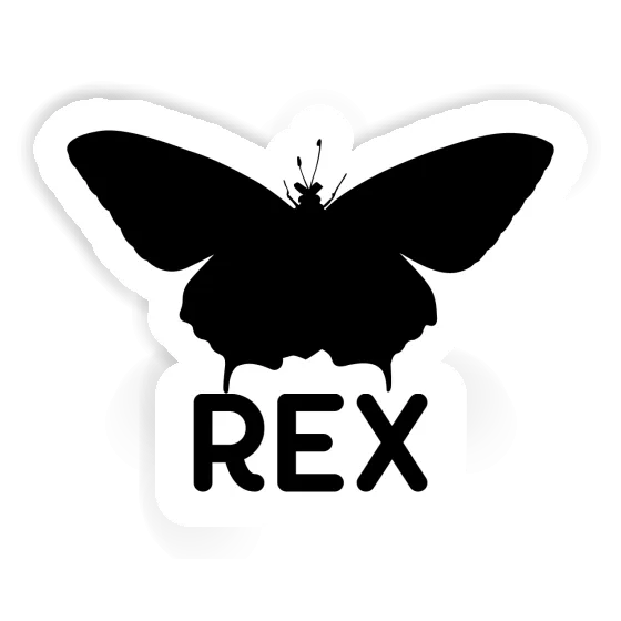 Aufkleber Rex Schmetterling Laptop Image