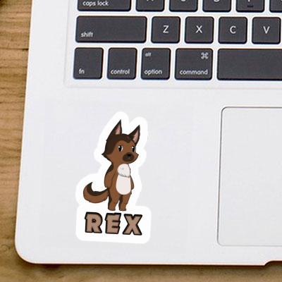Sticker Rex Deutscher Schäferhund Notebook Sticker Rex Deutscher Schäferhund Notebook Image