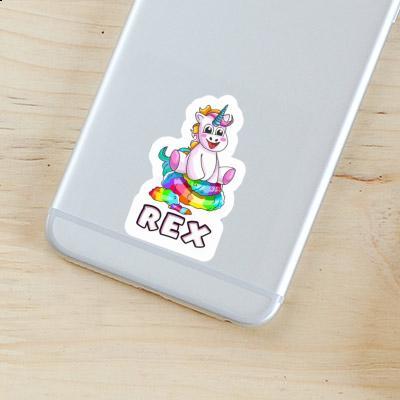 Sticker Baby Unicorn Rex Laptop Sticker Baby Unicorn Rex Laptop Image