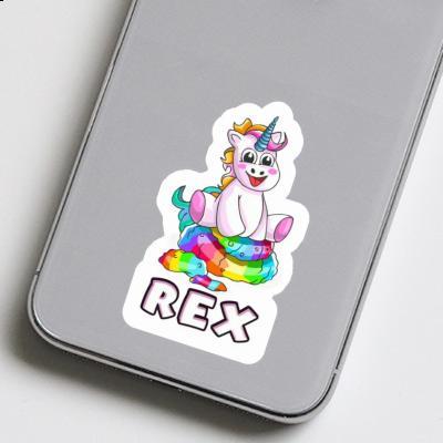 Aufkleber Rex Baby Einhorn Aufkleber Rex Baby Einhorn Image