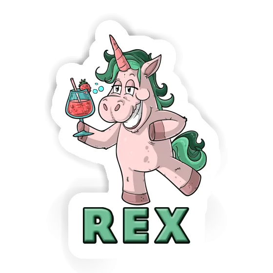 Autocollant Licorne festive Rex Notebook Autocollant Licorne festive Rex Gift package Image