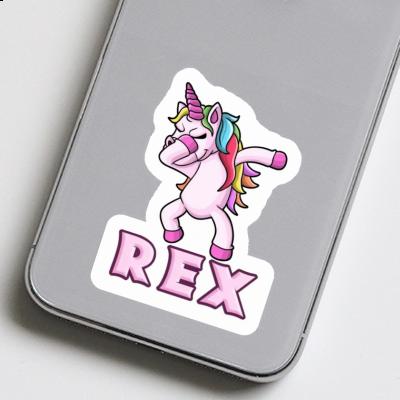 Einhorn Aufkleber Rex Einhorn Aufkleber Rex Image