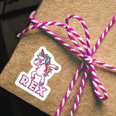 Einhorn Aufkleber Rex Notebook Einhorn Aufkleber Rex Notebook Image
