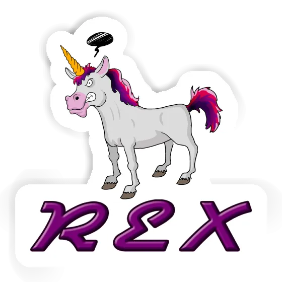 Rex Sticker Einhorn Rex Sticker Einhorn Image