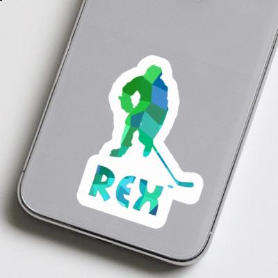 Rex Aufkleber Eishockeyspieler Rex Aufkleber Eishockeyspieler Image