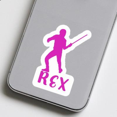 Autocollant Rex Escrimeur Notebook Autocollant Rex Escrimeur Gift package Image