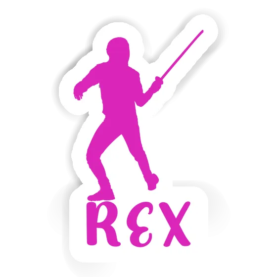 Autocollant Rex Escrimeur Notebook Autocollant Rex Escrimeur Gift package Image