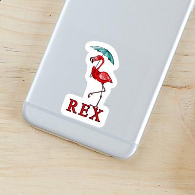 Rex Aufkleber Flamingo Rex Aufkleber Flamingo Image