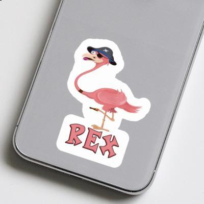 Flamingo Sticker Rex Laptop Flamingo Sticker Rex Laptop Image