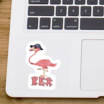 Flamingo Sticker Rex Notebook Flamingo Sticker Rex Notebook Image