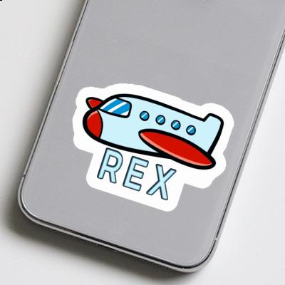 Rex Sticker Airplane Laptop Rex Sticker Airplane Laptop Image